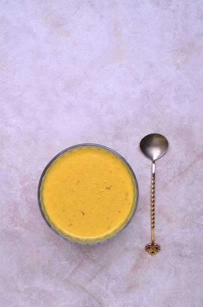 istock Traditional Indian thick drink lassi 1605152725