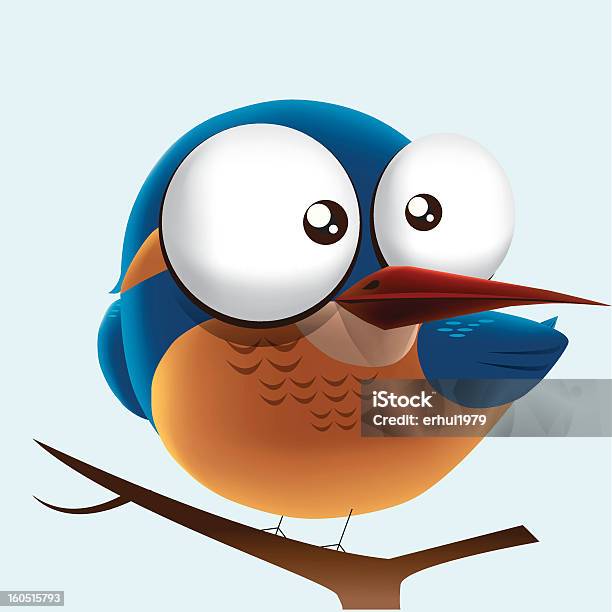 Tierthema Stock Vektor Art und mehr Bilder von Eisvogel - Eisvogel, Vektor, Blau