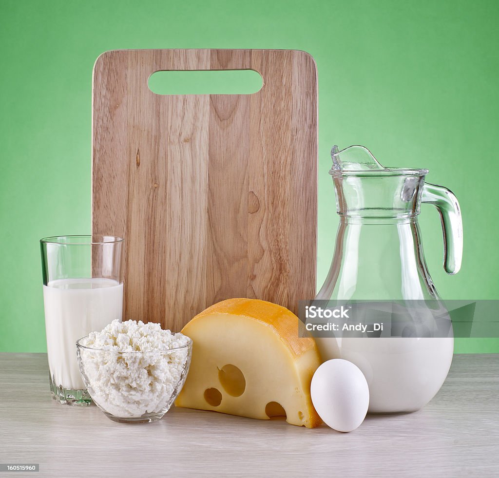 Milch und Käse - Lizenzfrei Abnehmen Stock-Foto
