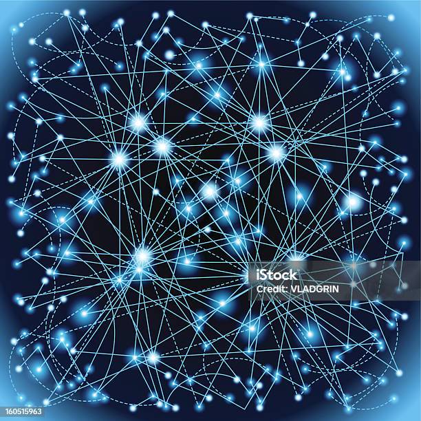 Resource Network Background Network Background Stock Illustration - Download Image Now - Abstract ...