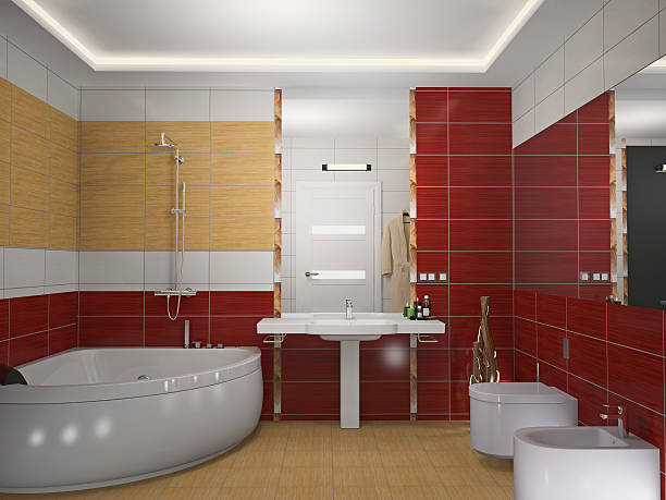 istock Modern interior of a bathroom 3D 160516713