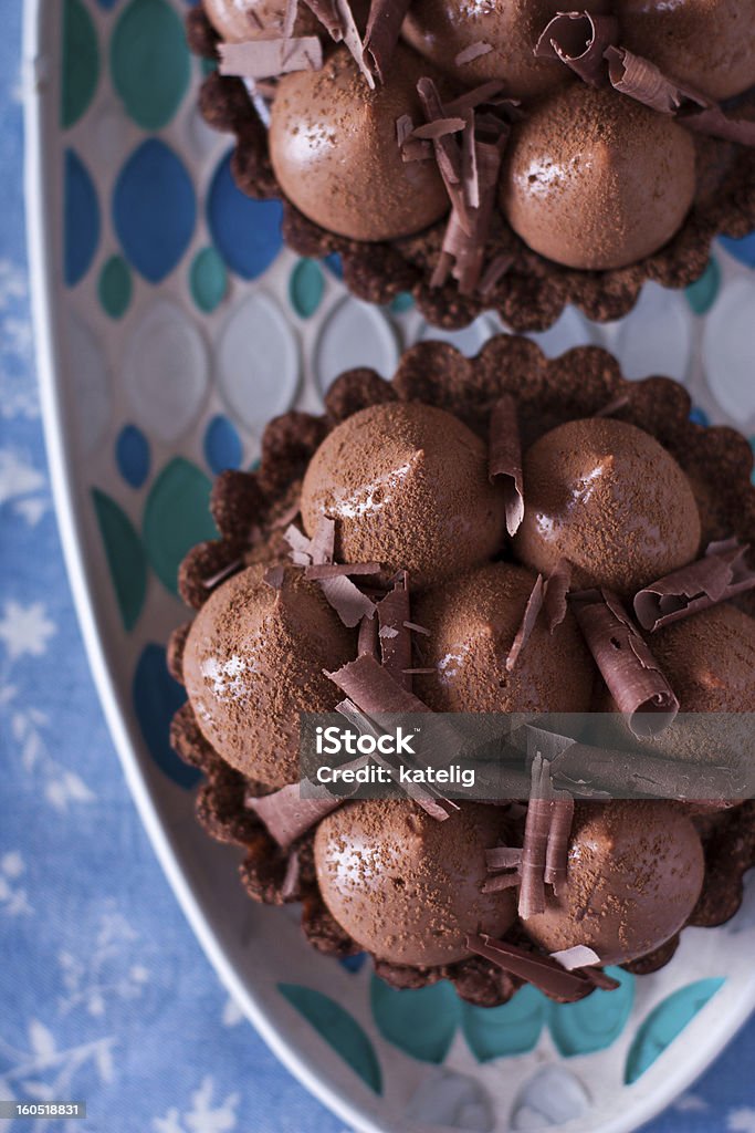 Tartas de Chocolate - Foto de stock de Al horno libre de derechos