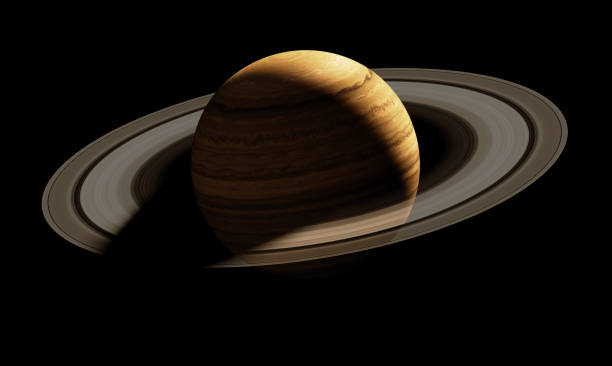 istock Gas giant planet in deep space, 3d animation 1605242807