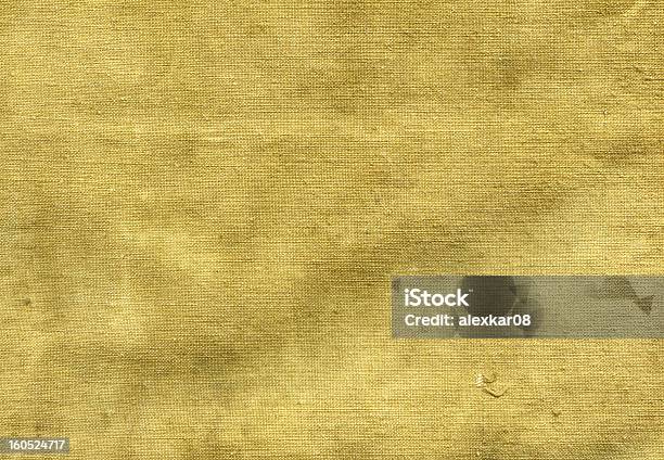 Stained Canvas Background Stock Photo - Download Image Now - Backgrounds, Burlap, Canvas Fabric