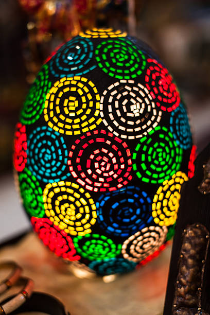 Egyptian mosaic lamp