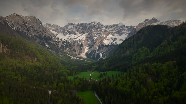Zgornje Jezersko valley in Slovenia