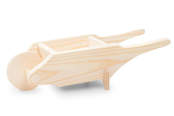 istock small wooden Wheelbarrow 160526366