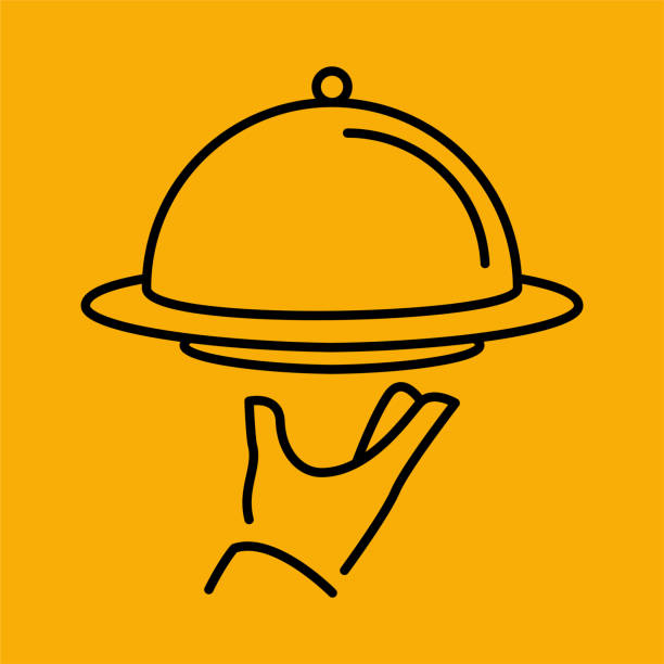 Kitchen bell icon. Vector illustration in HD very easy to make edits. soda jerk stock illustrations