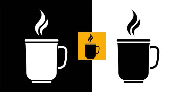 Vector illustration of Coffee mug icon.