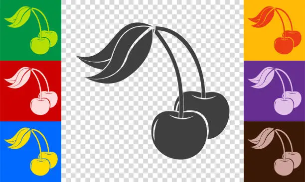 Vector illustration of Cherry icon.