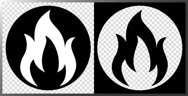 Vector illustration of Fire icon.