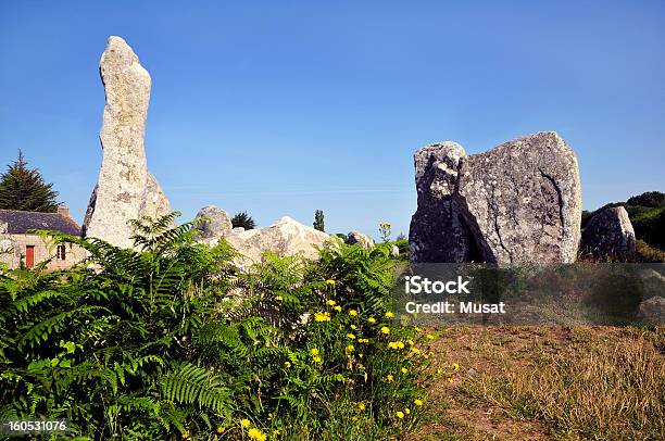 Pé Pedras Em Erdeven Em França - Fotografias de stock e mais imagens de Ao Ar Livre - Ao Ar Livre, Arcaico, Arqueologia