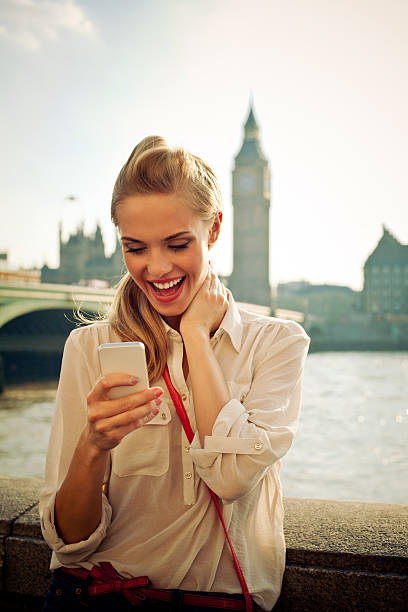 istock London Tourist with Smart Phone 160531633