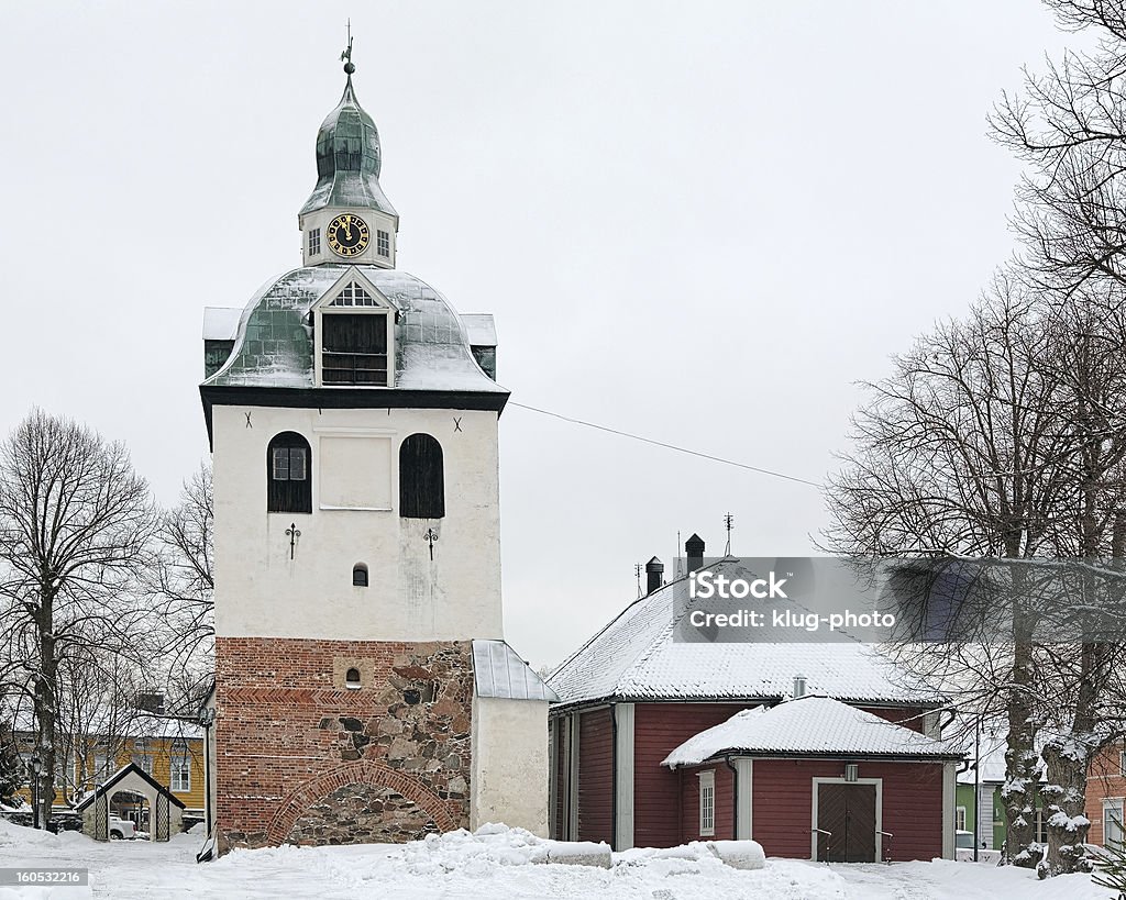 Torre de la catedral, Finlandia Porvoo - Foto de stock de Aire libre libre de derechos