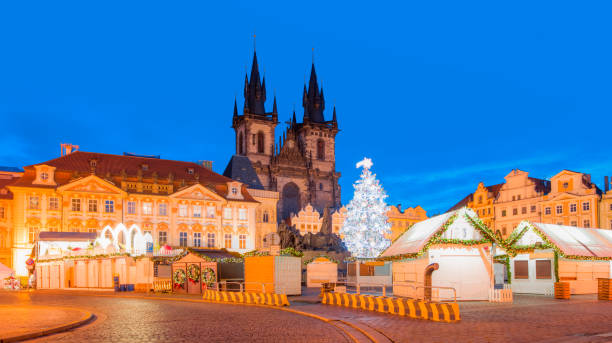 istock Christmas market, Old Town Square Prague 1605324836