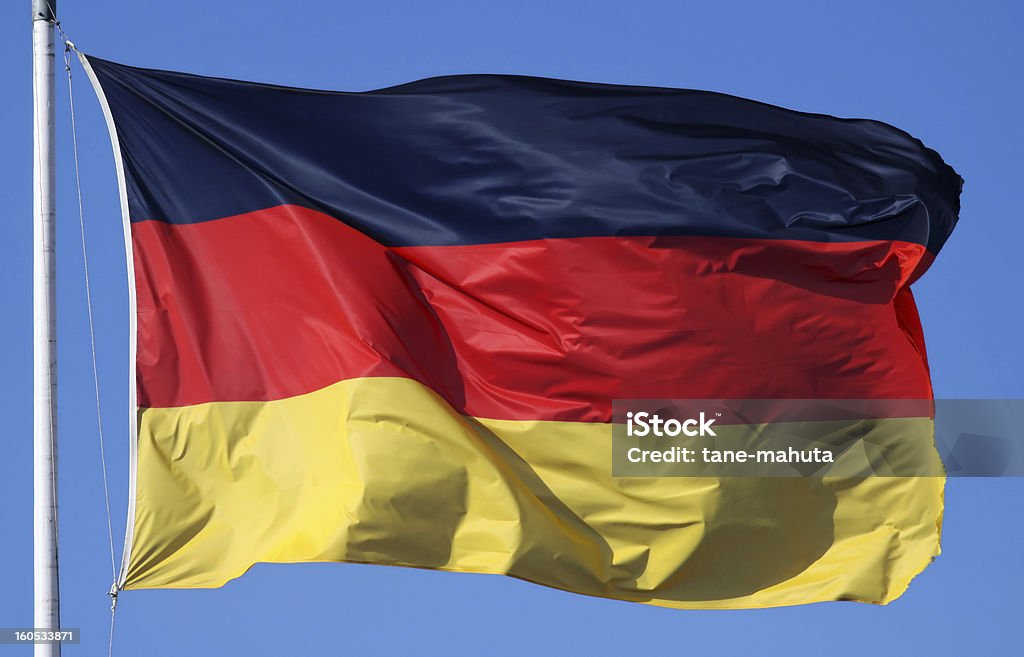 Nnational Bandiera della Germania - Foto stock royalty-free di Ambientazione esterna