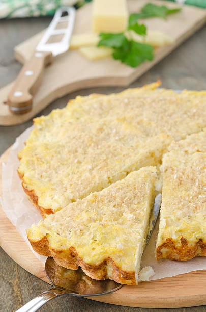 istock tart with cabbage and cheese, cut piece 160534851