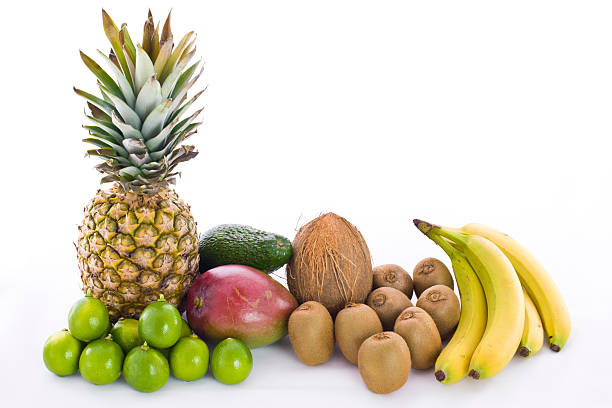 istock Mango Pineapple Avocado Coconut Kiwi Lime and Banana 160535438