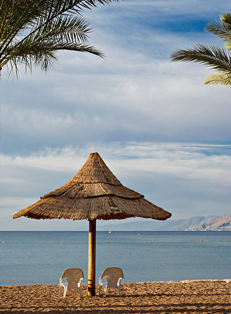 istock Sandy beach of the Red Sea, Eilat, Israel 160535514