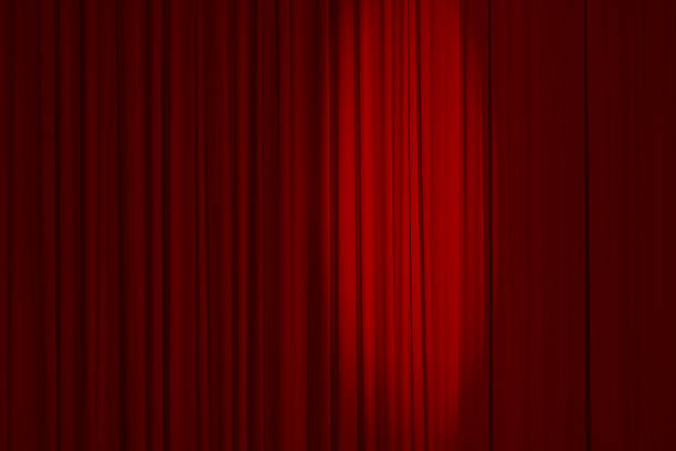 istock Red drop curtain in cinema or theatre 160535886