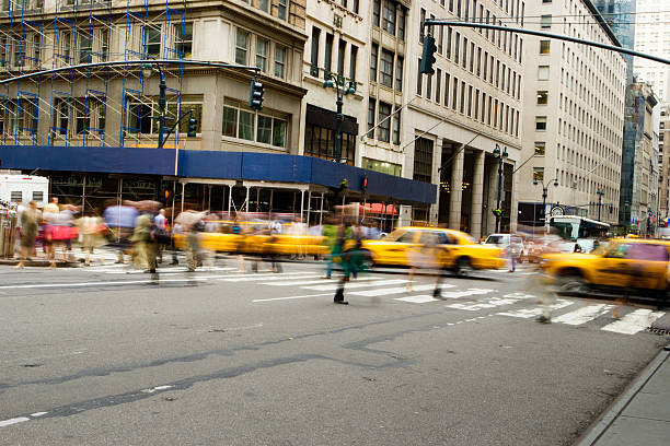 istock Rush hour on 42nd Street, New York 160537078