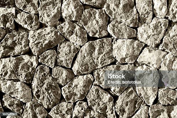 Steinmauer In Der Balearen Stil Stockfoto und mehr Bilder von Fliesenboden - Fliesenboden, Insel Mallorca, Alt