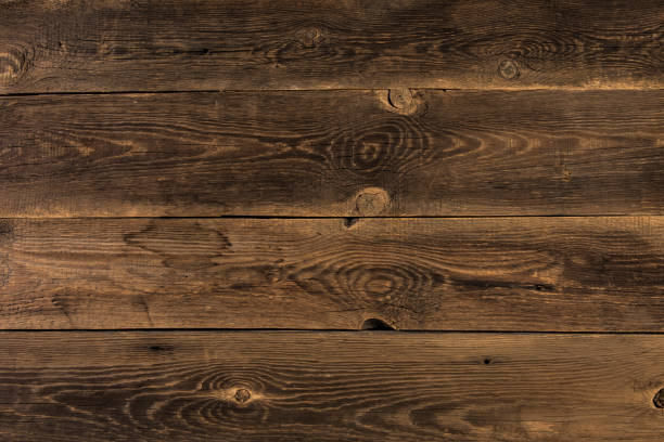 istock Brown vintage wooden background. Wooden texture 1605377373