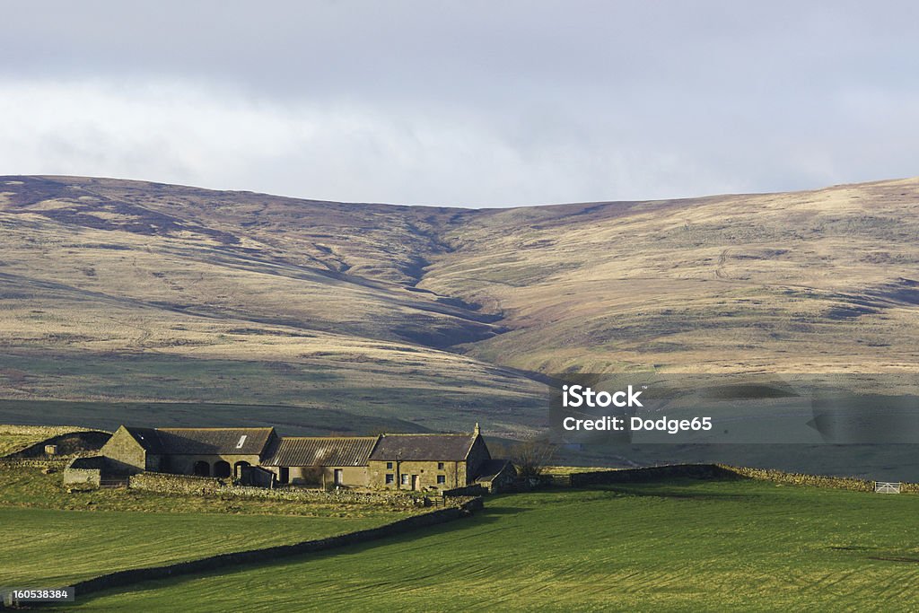 Colina remoto Quinta em Northumberland, Reino Unido - Royalty-free Casa Foto de stock