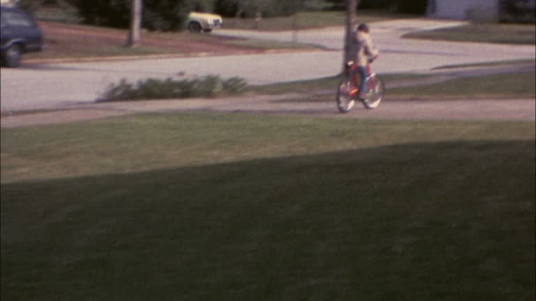 70's 8mm footage learning to ride a bike #3