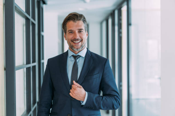 istock Portrait of successful businessman. 1605405196