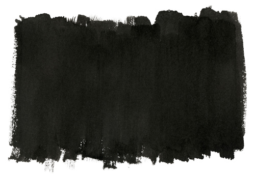 Abstract black brush strokes