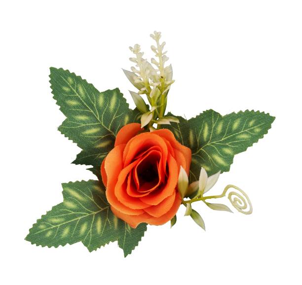 simple bouquet of roses isolated