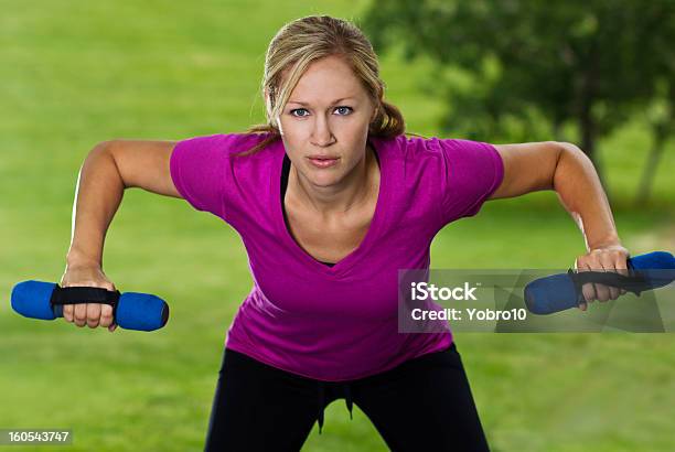 Beautiful Fitness Woman Training Stock Photo - Download Image Now - Active Lifestyle, Activity, Adult