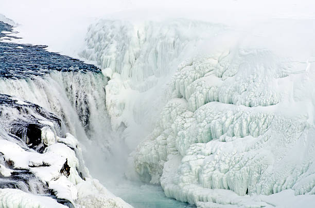 istock Gullfoss waterfall in winter, Iceland 160544117