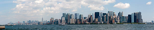 istock Manhattan skyline from Ellis Island, New York 160544184