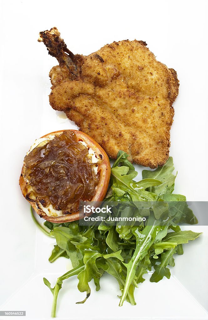 Pechuga de pollo rebozado - Foto de stock de Pollo frito libre de derechos