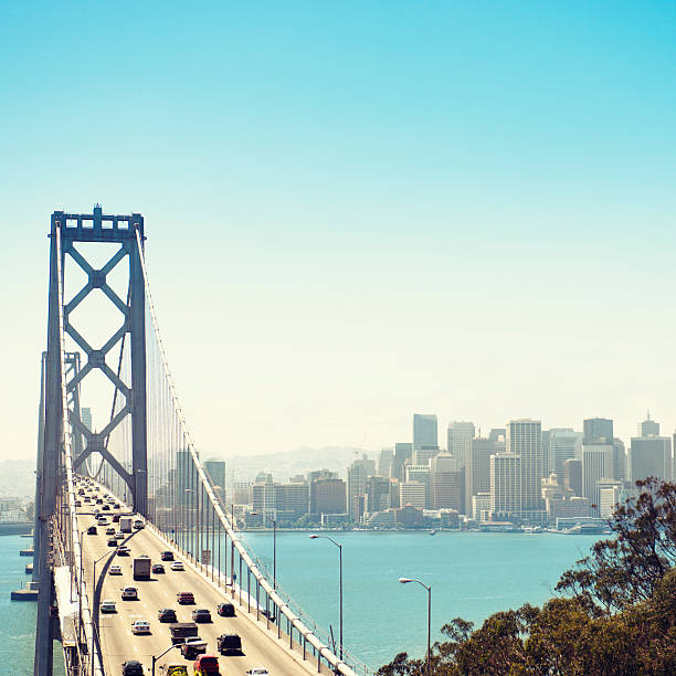 istock San Francisco Bay bridge and rush hour traffic 160547767