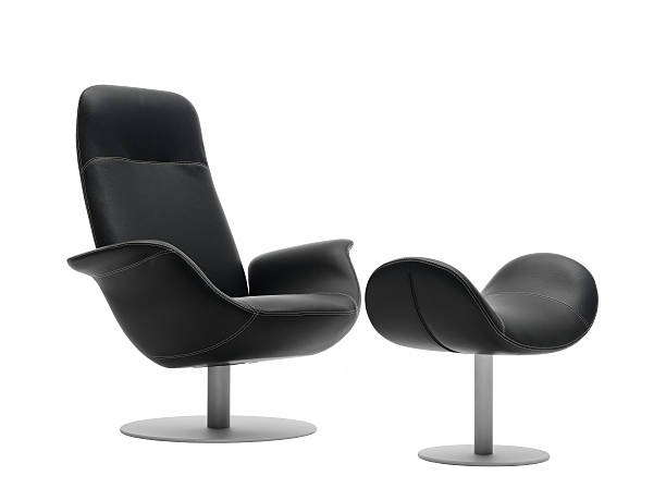 istock Design element | Lounge chair with ottoman 160549446