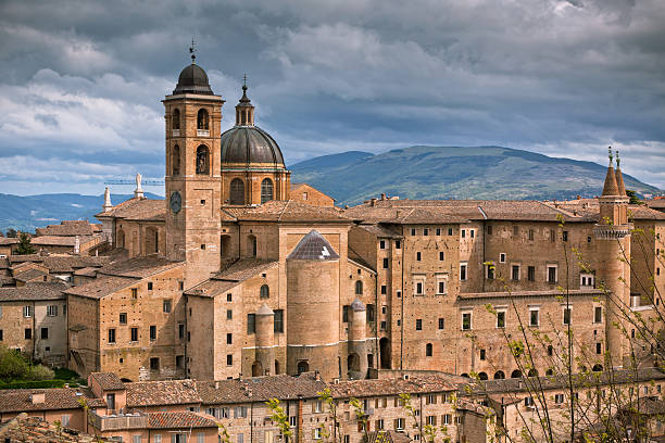 istock Old Urbino, Italy, Cityscape at Dull Day 160550087