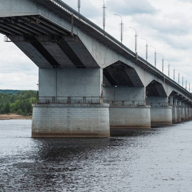 istock concrete road bridge over the river 1605506143