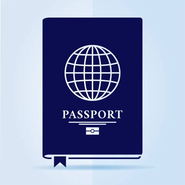 Vector illustration of Passport icon.