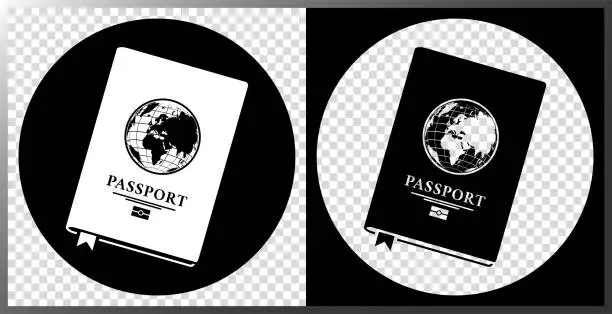 Vector illustration of Passport icon.