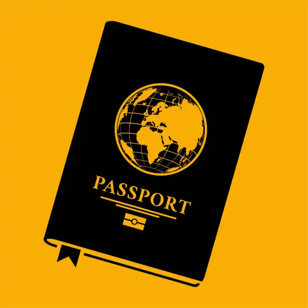 Vector illustration of Passport icon.