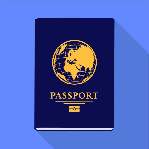 Vector illustration of Passport illustration.