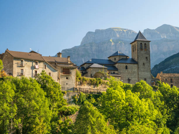 Torla, small town in Parque de Ordesa, Huesca, Spain