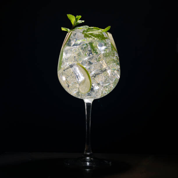 istock Mojito cocktail is summer alcoholic or non-alcoholic drink. 1605568781