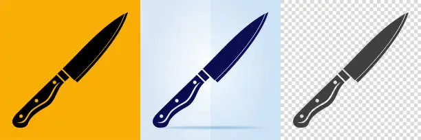 Vector illustration of Knife icon.