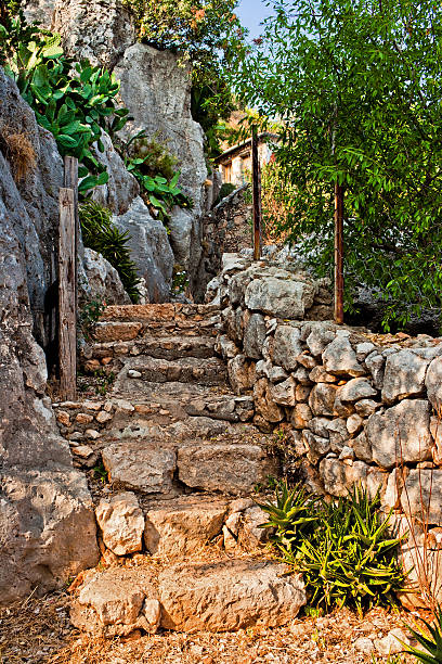 old steps stock photo