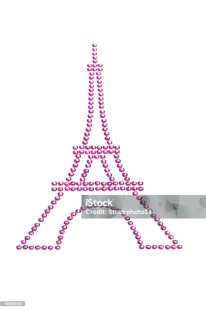 Eifel タワーにピンクのラインストーン - エ�ッフェル塔のロイヤリティフリーストックフォト