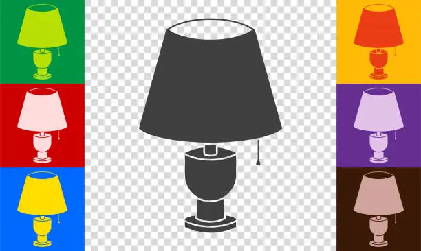 Vector illustration of Lampshade icon.